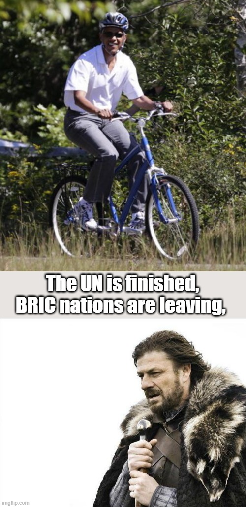 HOW it BEGUN | The UN is finished, BRIC nations are leaving, | image tagged in memes,brace yourselves x is coming | made w/ Imgflip meme maker