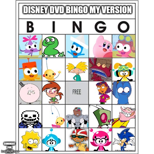 My Custom DVD Bingo | DISNEY DVD BINGO MY VERSION; COMMENT FOR CALLS! | image tagged in dvd,bingo,asthma | made w/ Imgflip meme maker