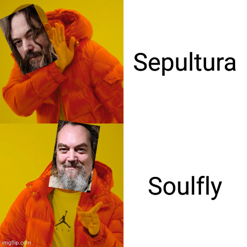 Max Cavalera approved | Sepultura; Soulfly | image tagged in memes,drake hotline bling | made w/ Imgflip meme maker