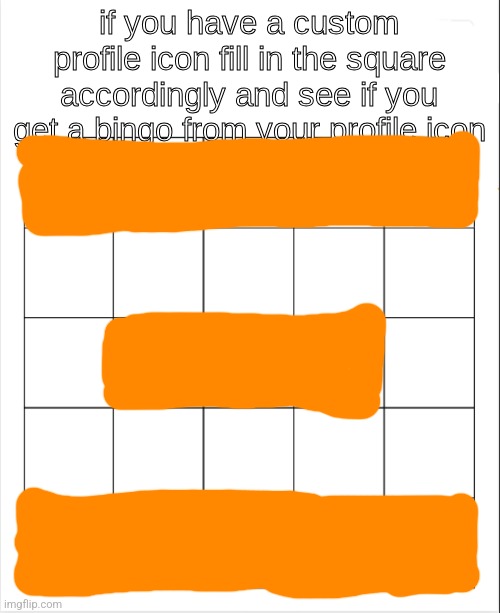 profile icon bingo | image tagged in profile icon bingo | made w/ Imgflip meme maker