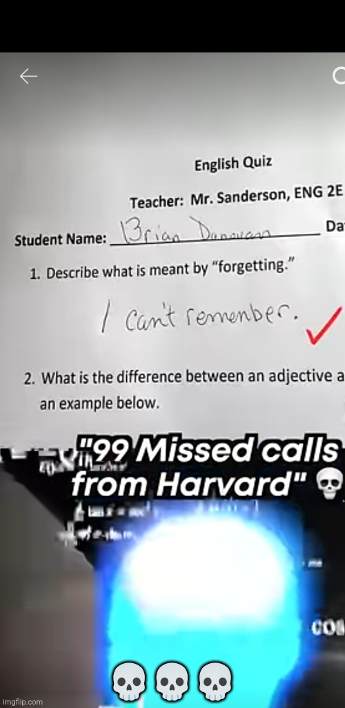 Bro is technically correct | 💀💀💀 | image tagged in bro is technically correct,harvard | made w/ Imgflip meme maker