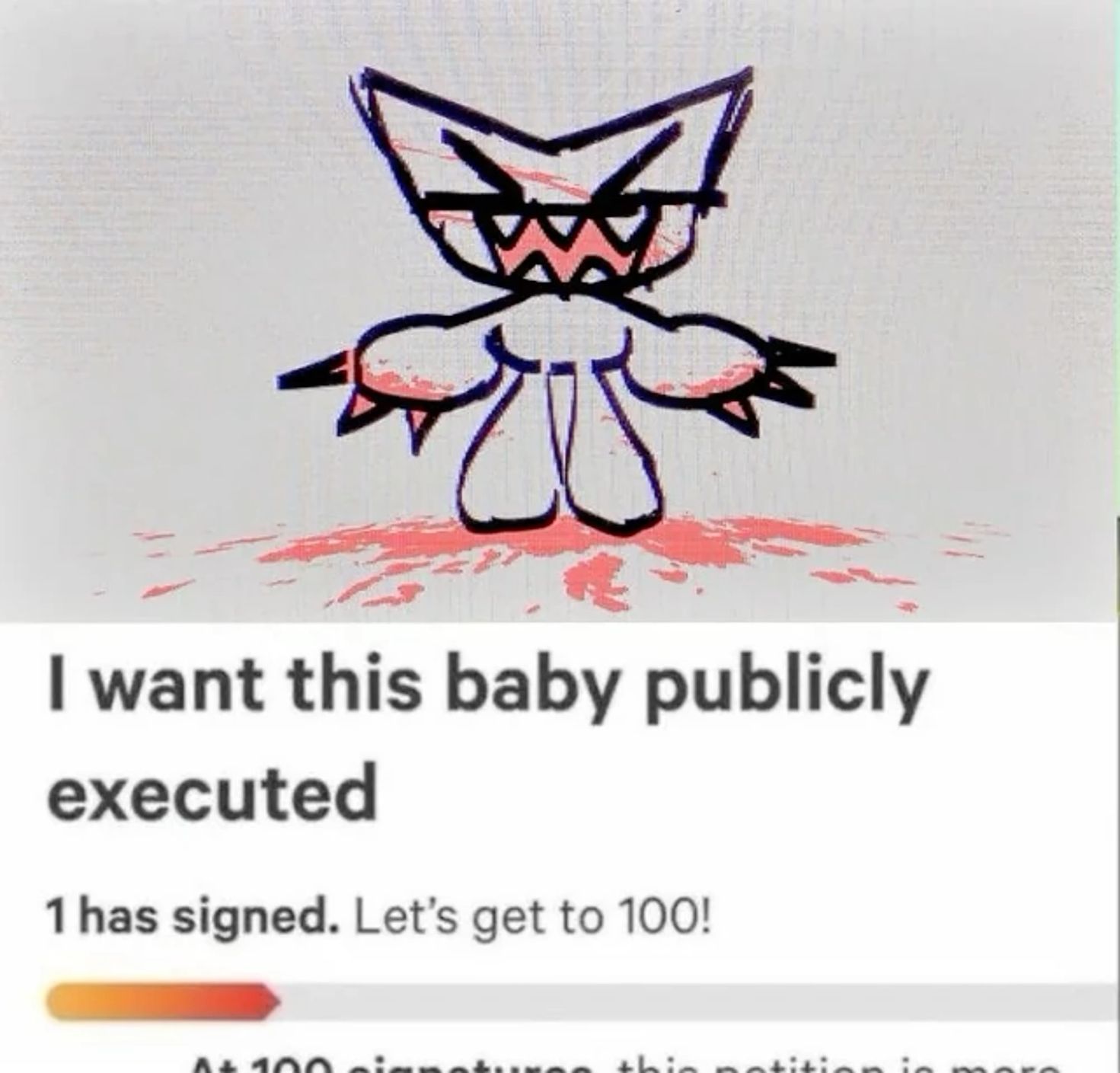 High Quality I Want This Baby Publicly Executed Blank Meme Template