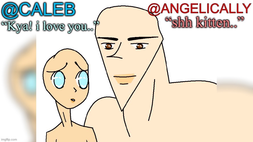 WHAT IS THIS LMAO | image tagged in caleb and cinna | made w/ Imgflip meme maker