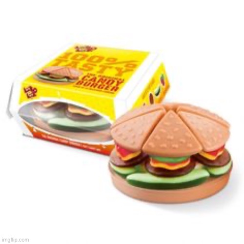 image tagged in candy,burger | made w/ Imgflip meme maker