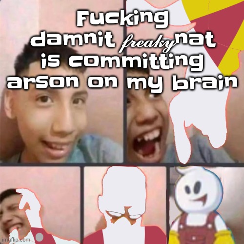 No it's not an "alt" as in multiple mfs in one body it's a state of mind that I mention like another human | Fu​cking damnit 𝓯𝓻𝓮𝓪𝓴𝔂nat is committing arson on my brain | image tagged in changed lore 3 | made w/ Imgflip meme maker