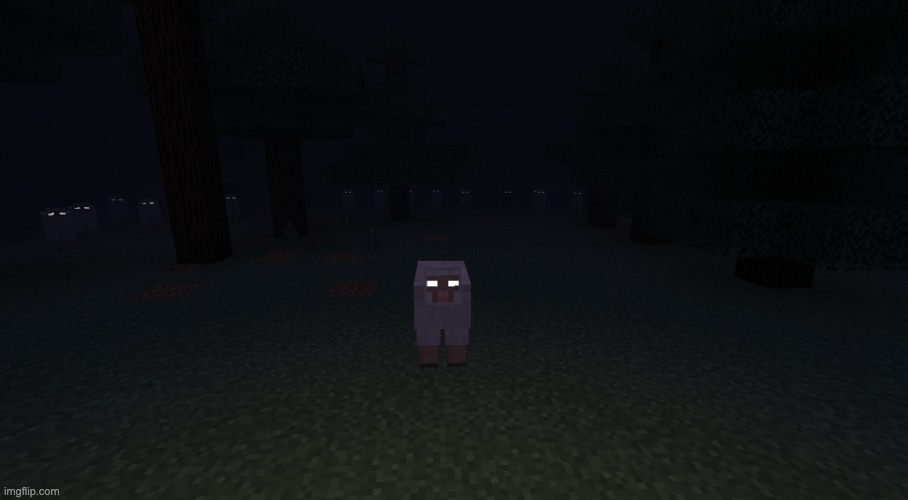 Creepy Minecraft Sheep | image tagged in creepy minecraft sheep | made w/ Imgflip meme maker