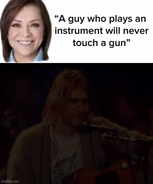 May he rest in peace though | image tagged in shitpost,memes,kurt cobain,oh wow are you actually reading these tags | made w/ Imgflip meme maker