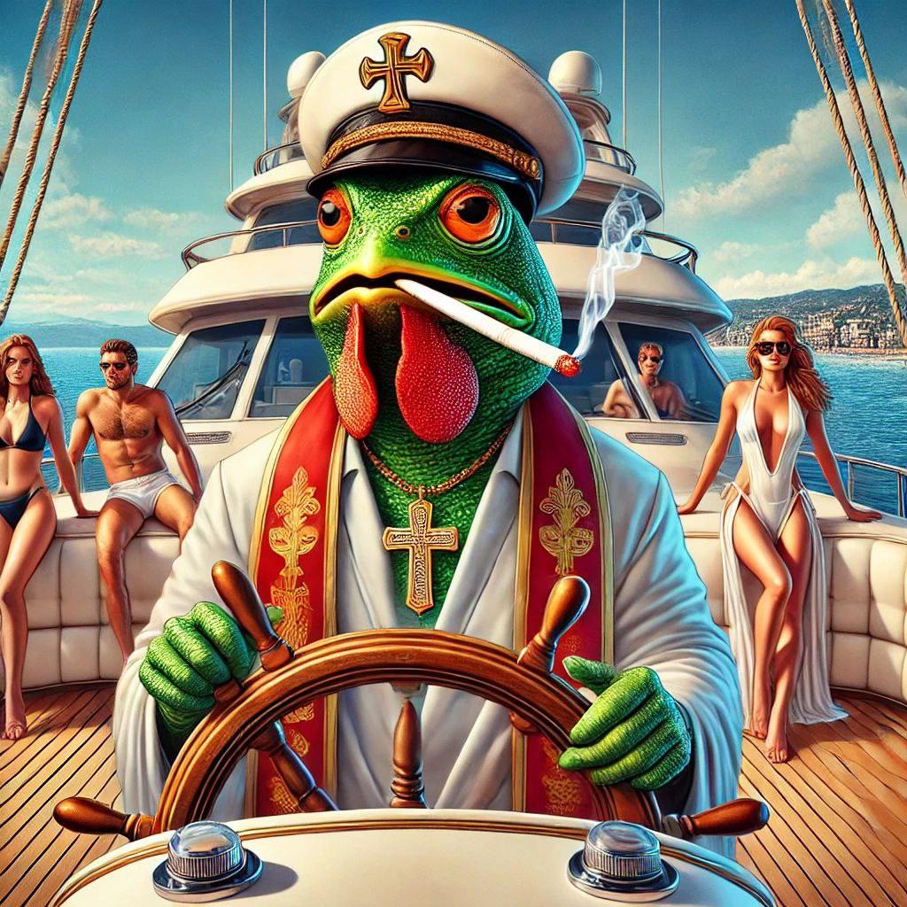 Blessed Captain Blank Meme Template