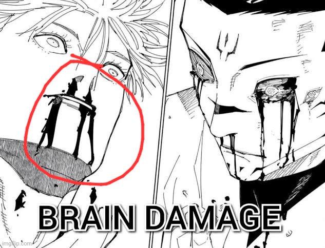 Brain Damage | image tagged in brain damage | made w/ Imgflip meme maker