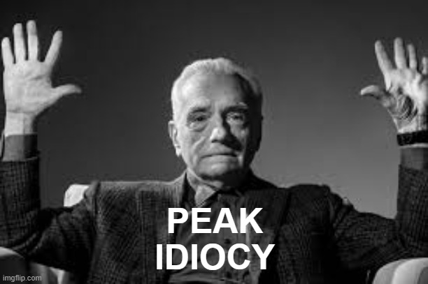 Peak Cinema | PEAK
IDIOCY | image tagged in peak cinema | made w/ Imgflip meme maker