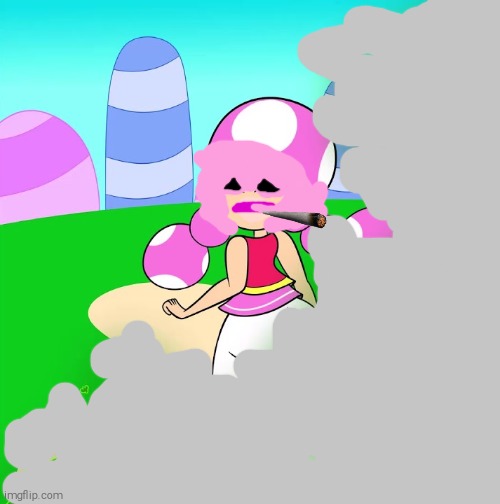 Toadette Smoking Weed | image tagged in toadette smoking,420 blaze it,smoke weed everyday,cough,wheeze,democracy | made w/ Imgflip meme maker