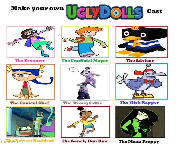 Uglydolls Recast | image tagged in memes | made w/ Imgflip meme maker