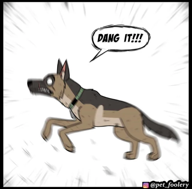 High Quality Pixie and Brutus Dang It Blank Meme Template