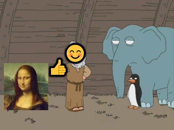 Noah's Ark Elefant Penguin Success Blank Meme Template