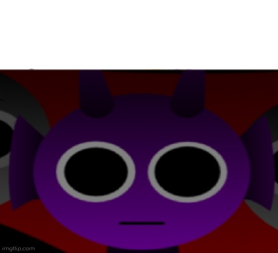 High Quality Durple Stare at you (without text) Blank Meme Template