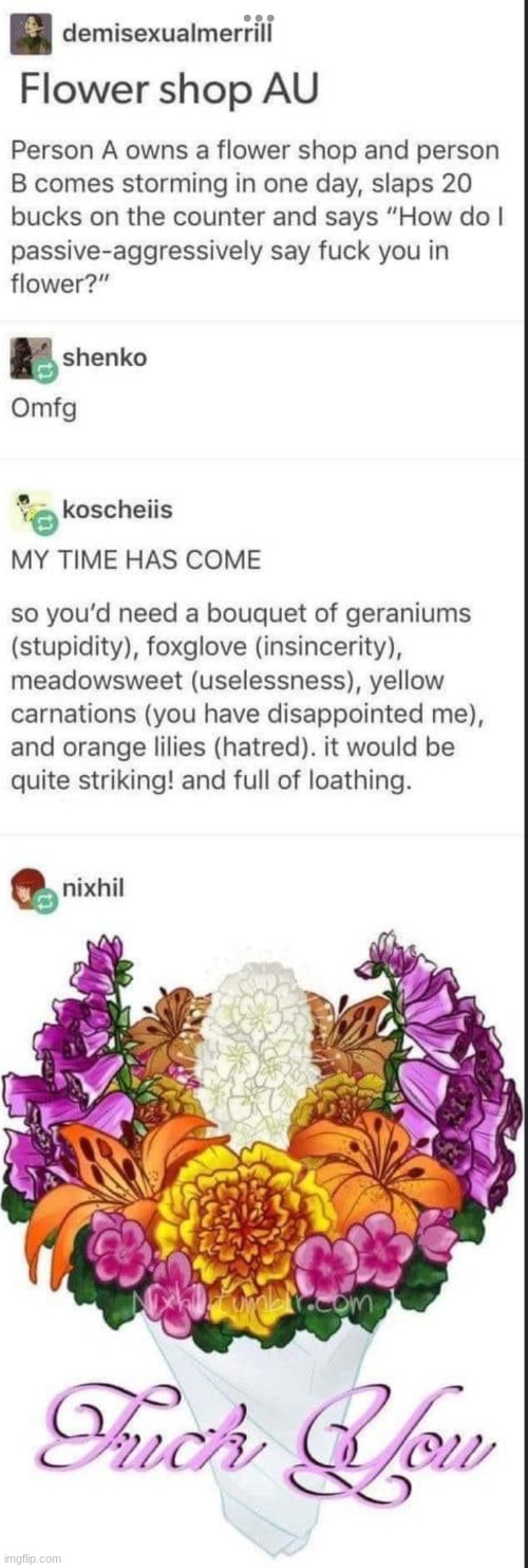 Bro said ???? ??? in flower | made w/ Imgflip meme maker