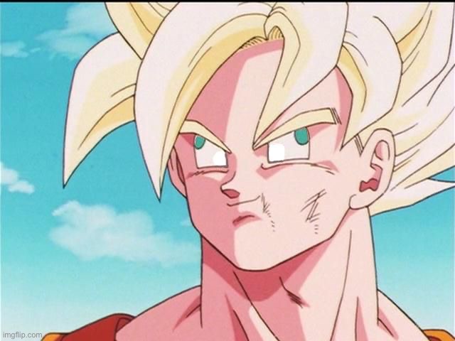 Goku Derp Face | image tagged in goku derp face | made w/ Imgflip meme maker
