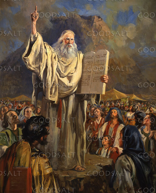 High Quality Moses tables 10 commandmans Blank Meme Template