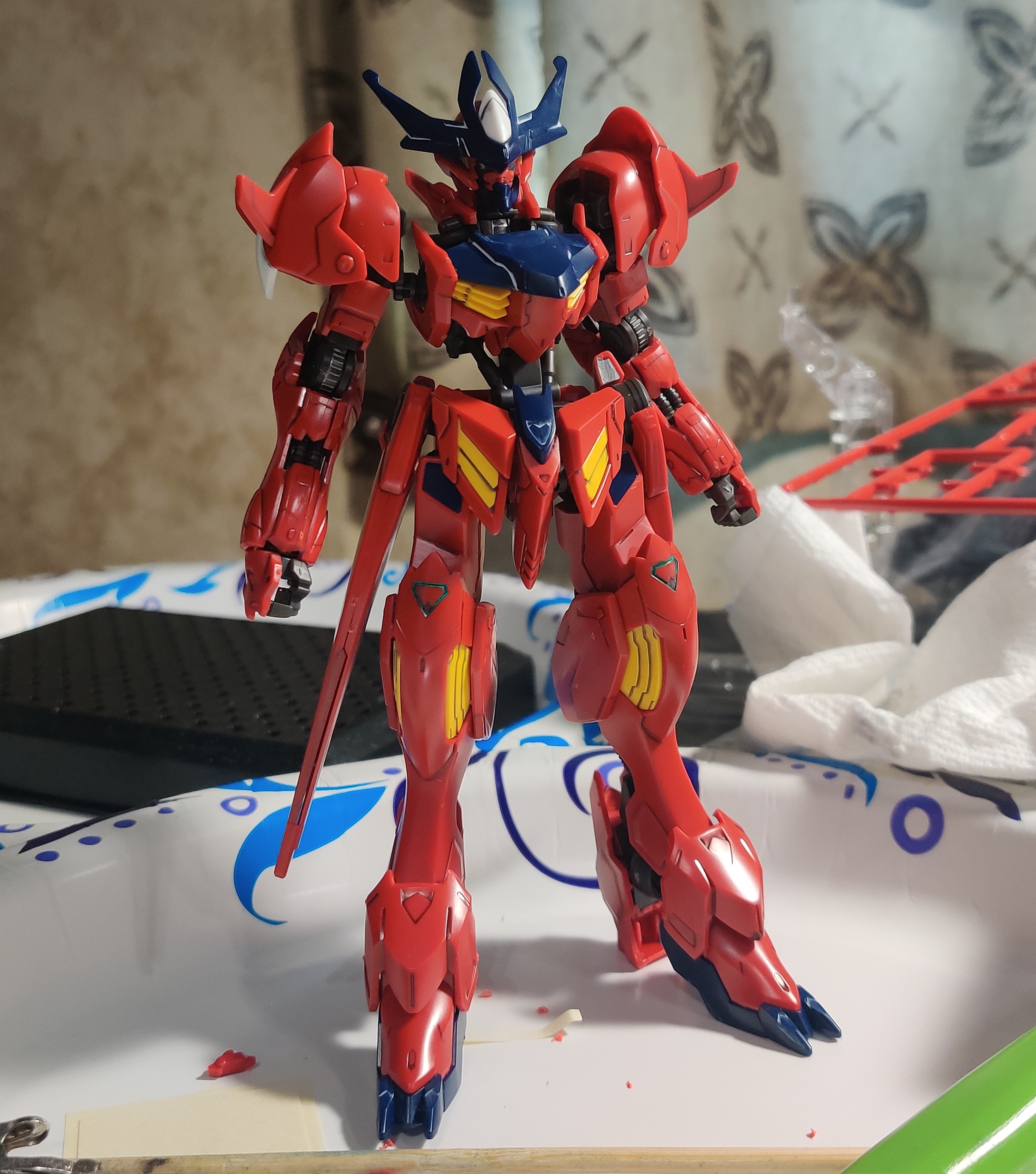 So far this is all I've built. I've been future-proofing this with paint on the joints because ibo kits loosen up | made w/ Imgflip meme maker