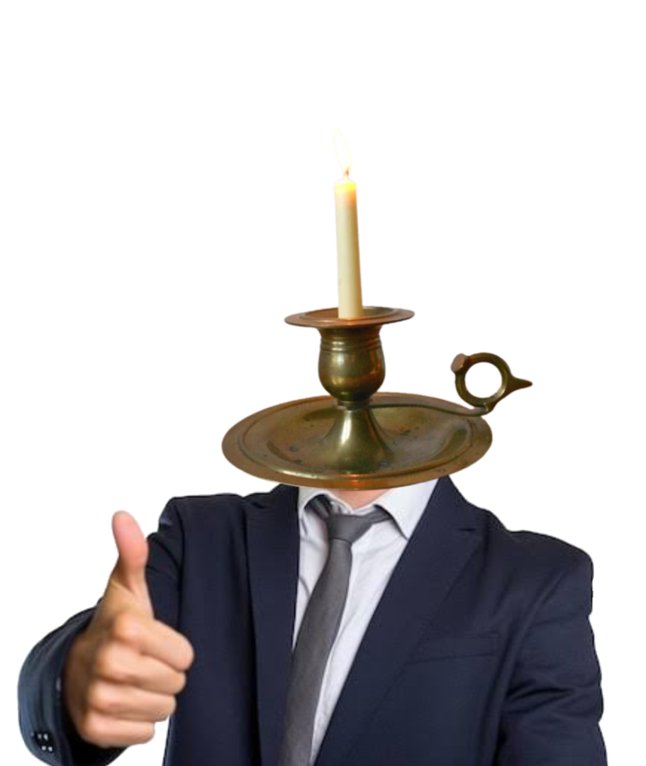 High Quality Candle man Blank Meme Template