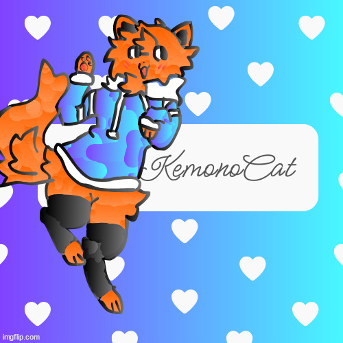 My brand new YouTube photo! Art by me! | image tagged in meow,youtube | made w/ Imgflip meme maker