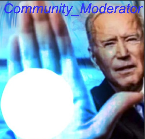 Community Moderator Announcement Blank Meme Template