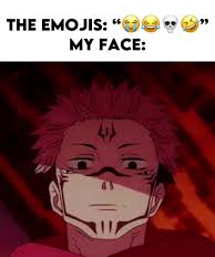 High Quality Sukuna. Blank Meme Template