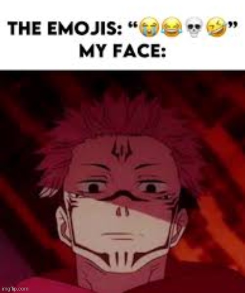 100 | image tagged in sukuna,jjk,emoji,anime,meme | made w/ Imgflip meme maker