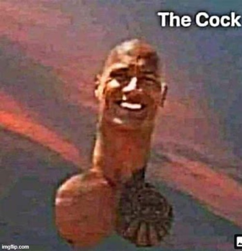 The Cock | image tagged in the cock | made w/ Imgflip meme maker