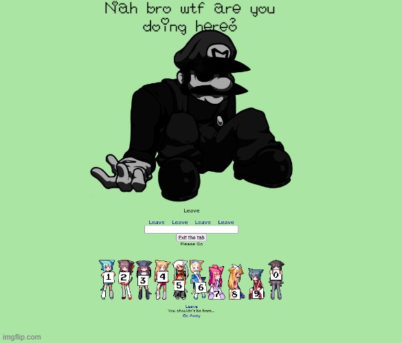 This is what loads up when you go to rule34.xxx on a parental locked account | made w/ Imgflip meme maker