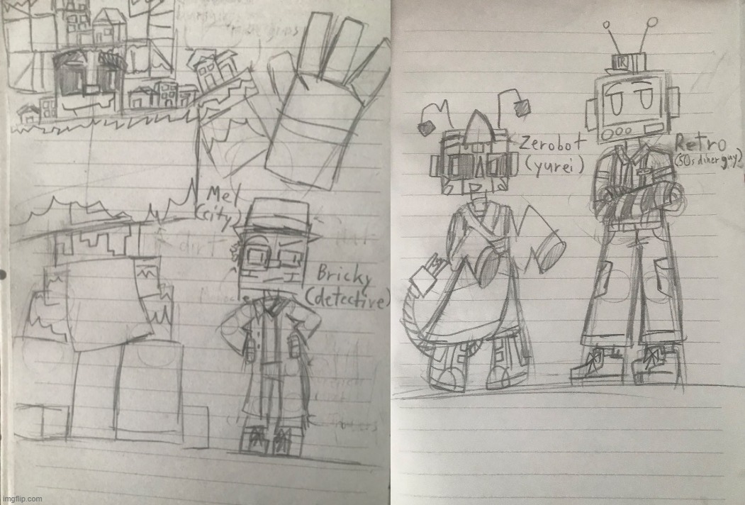 Drew their halloween costumes | made w/ Imgflip meme maker