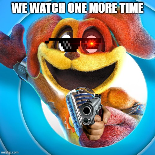 Watch again | WE WATCH ONE MORE TIME | image tagged in poppy playtime | made w/ Imgflip meme maker