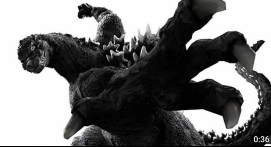 High Quality Godzilla punch Blank Meme Template