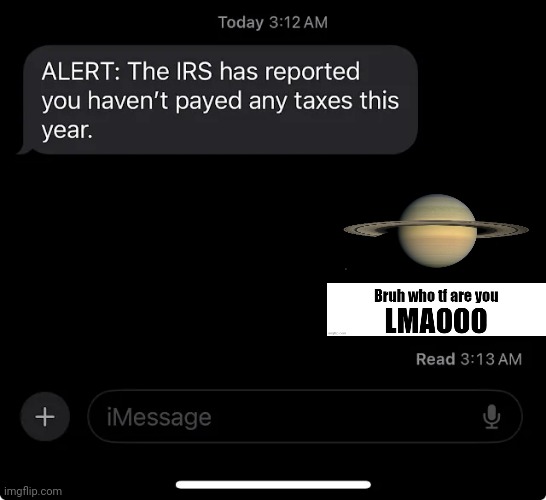 IRS report | image tagged in irs report | made w/ Imgflip meme maker