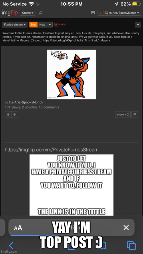 YAY I’M TOP POST :) | made w/ Imgflip meme maker