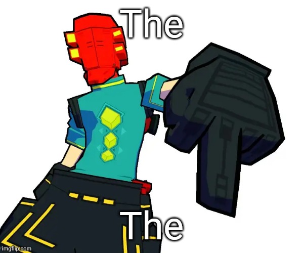 The | The; The | image tagged in red | made w/ Imgflip meme maker