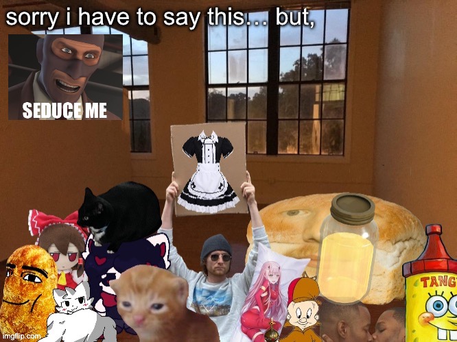 https://youtube.com/shorts/bSKd9__c7f4?si=3gWP4JZF93Ml3Wcu | SEDUCE Me | image tagged in breadm announcement temp v4 | made w/ Imgflip meme maker