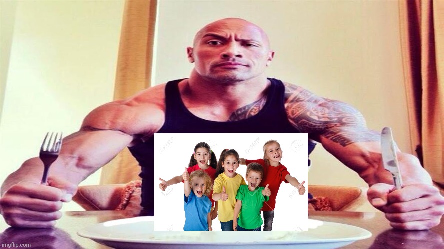 Dwayne the rock eating | image tagged in dwayne the rock eating | made w/ Imgflip meme maker