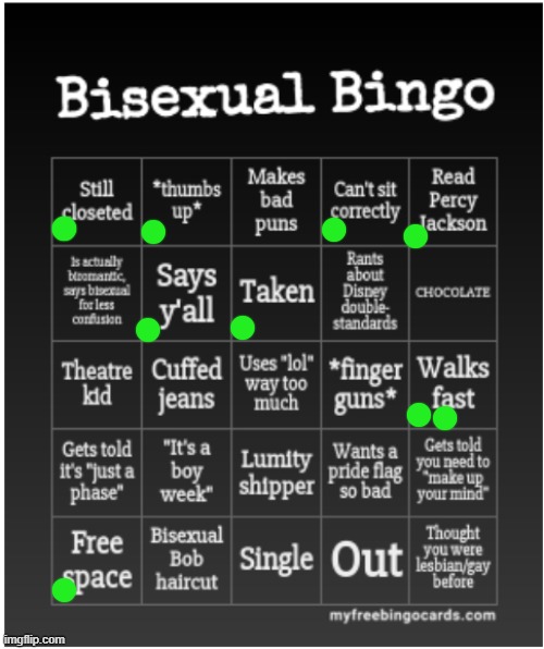 Bisexual Bingo | image tagged in bisexual bingo | made w/ Imgflip meme maker