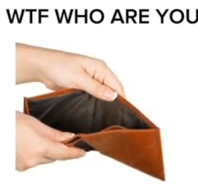 WTF WHO ARE YOU Blank Meme Template