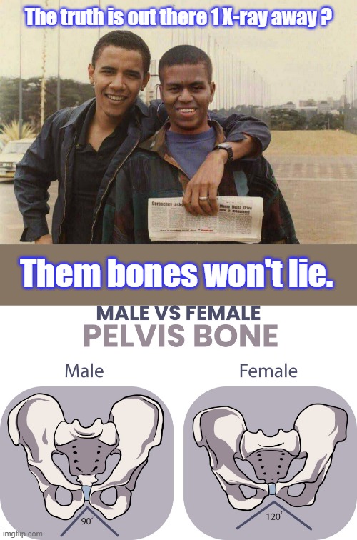 The truth is out there 1 X-ray away ? Them bones won't lie. | made w/ Imgflip meme maker