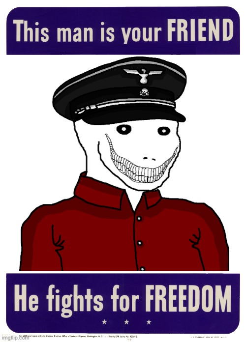 this man. mepios, is your friend! he fights for freedom | image tagged in this man is your friend,mepios | made w/ Imgflip meme maker