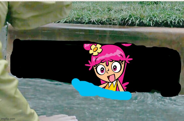 Ami Onuki In The Sewer | image tagged in pennywise in sewer,ami onuki,cartoon network | made w/ Imgflip meme maker