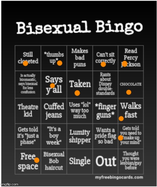 Bisexual Bingo | image tagged in bisexual bingo | made w/ Imgflip meme maker