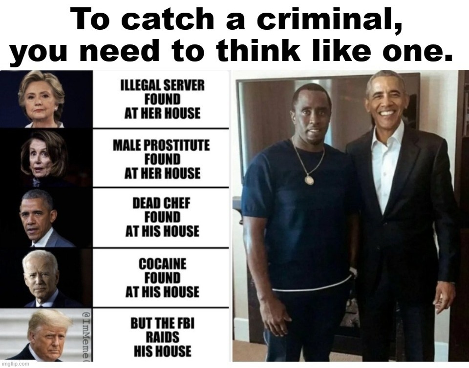 To catch a criminal, you need to think like one. | image tagged in to catch a predator,thieves,crooked hillary,crooked liberals,clinton crime family,deep state | made w/ Imgflip meme maker