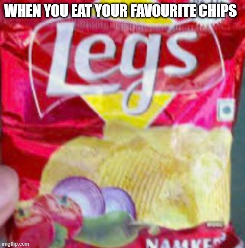 when things are off brand #1 | WHEN YOU EAT YOUR FAVOURITE CHIPS | image tagged in off brand | made w/ Imgflip meme maker