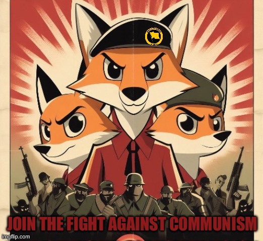 Turned anti mepios propaganda 4 into modern anti communist propaganda | JOIN THE FIGHT AGAINST COMMUNISM | image tagged in propaganda,cartoon | made w/ Imgflip meme maker