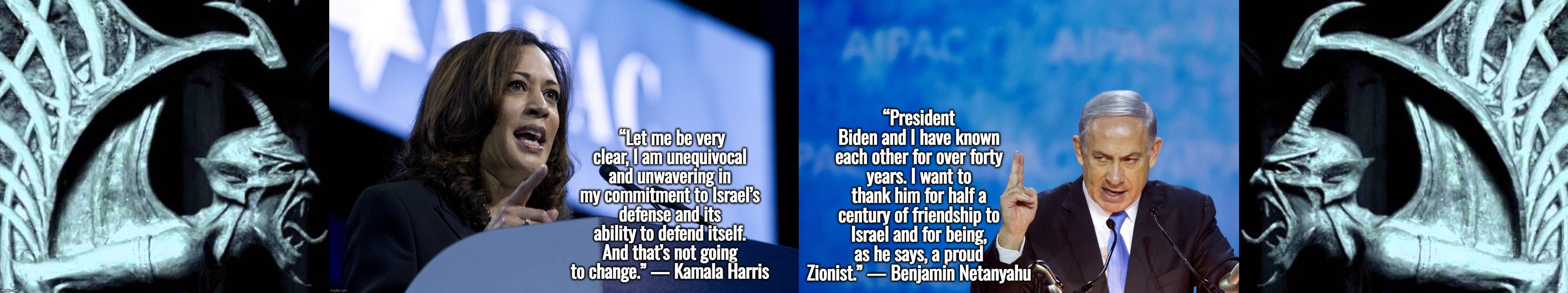 Kamal Hairy Ass is married to an Israeli spy . . . | image tagged in kamala harris,joe biden,israel,palestine,donald trump | made w/ Imgflip meme maker