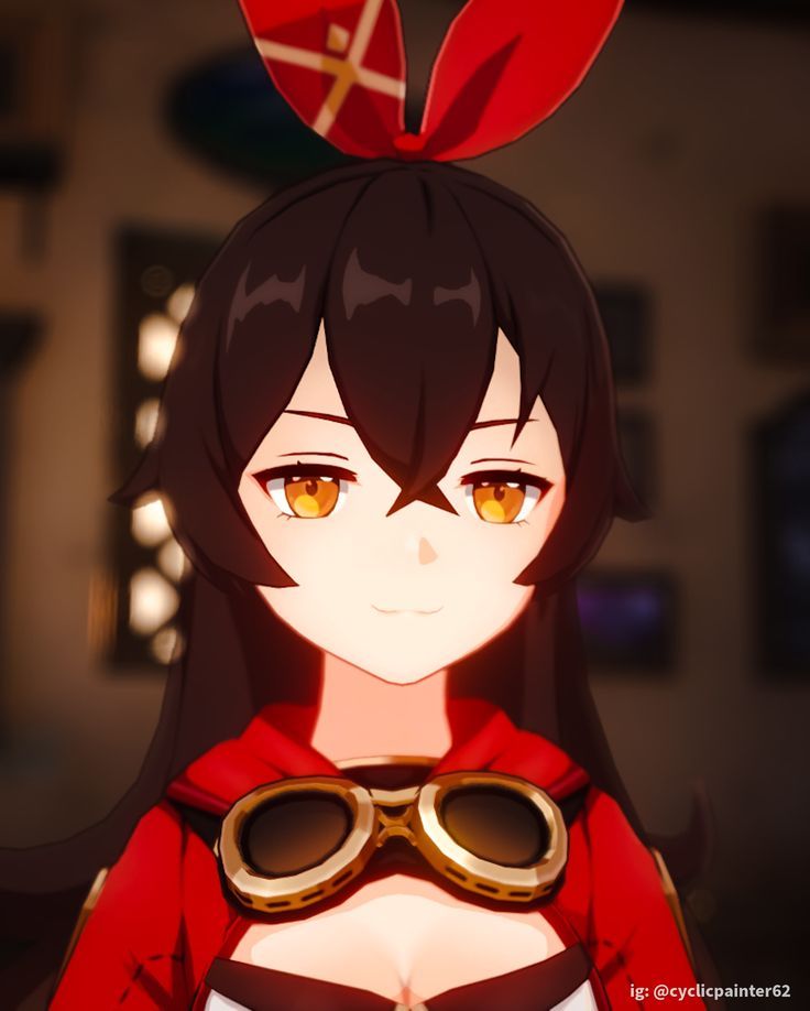 Smug Amber Genshin Blank Meme Template