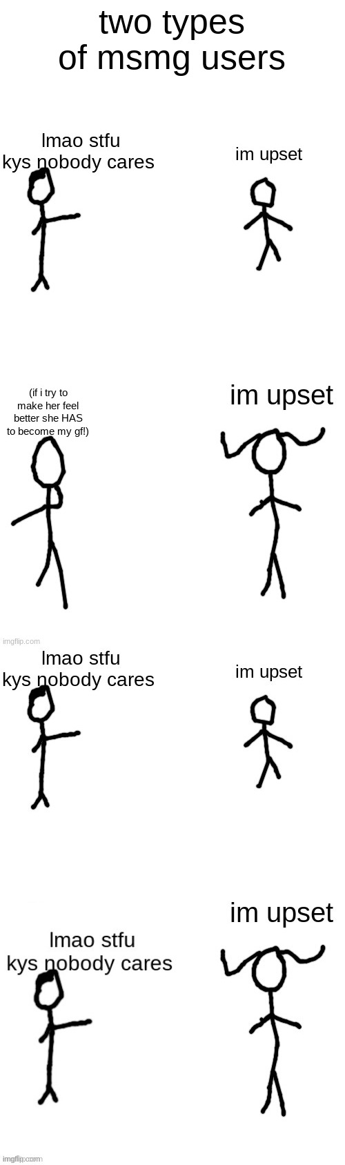 two types of msmg users | made w/ Imgflip meme maker